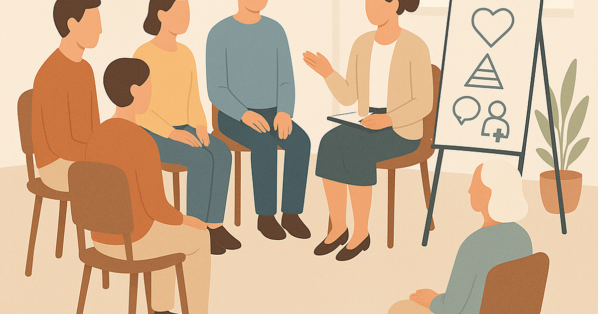 Monatliche Gruppensitzungen