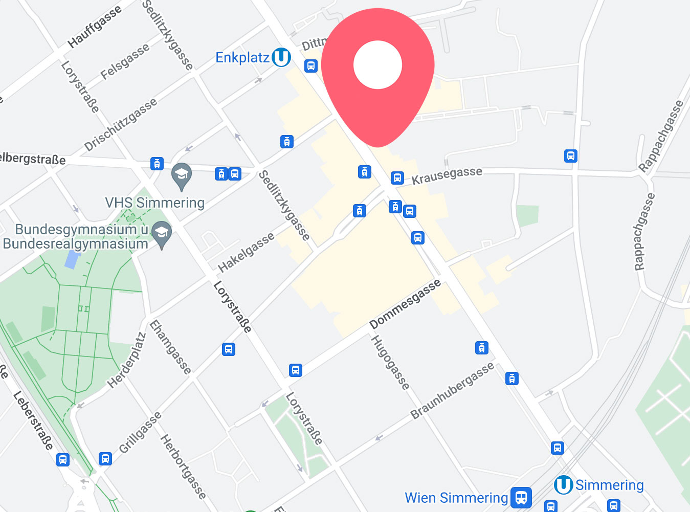 Google Maps Karte mit Doctorum